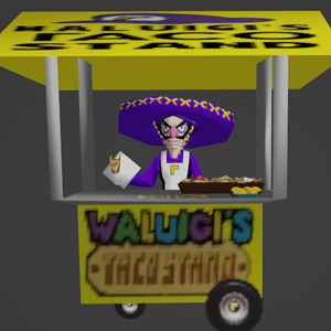 Waluigi's Portable Taco Stand