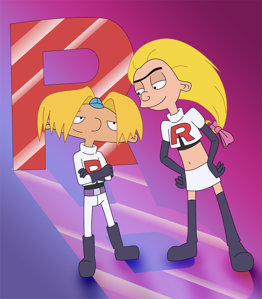 Helga and Arnold Team Rocket.jpg