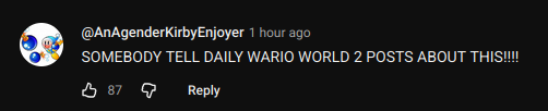 SOMEBODY TELL DAILY WARIO WORLD 2 POSTS ABOUT THIS!!!!