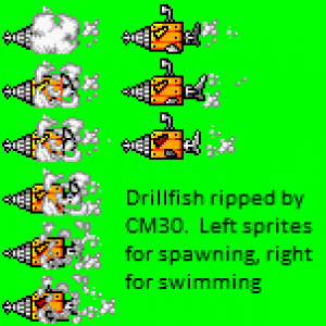 Wario Land 4 Drillfish