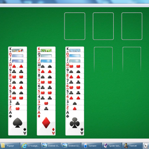 Solitaire All 52 Cards In Play Area! #01