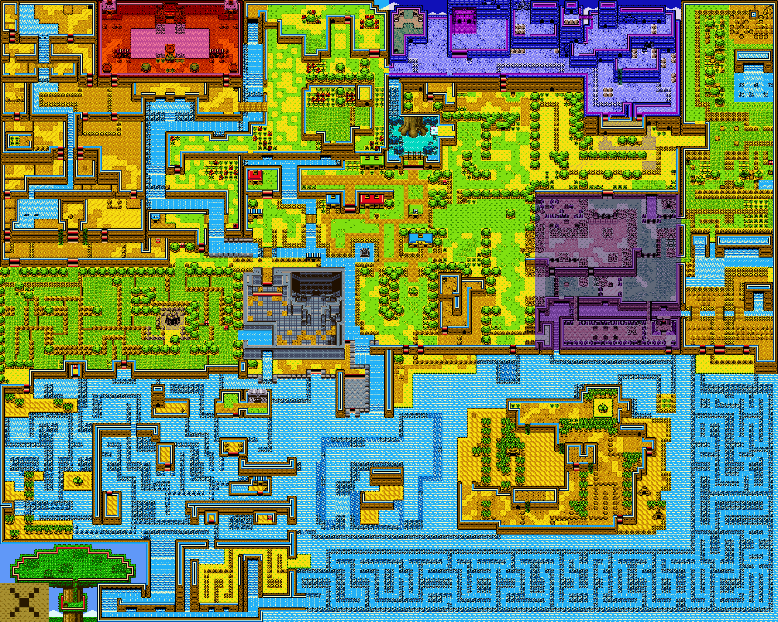 The Legend Of Zelda Oracle Of Ages Map