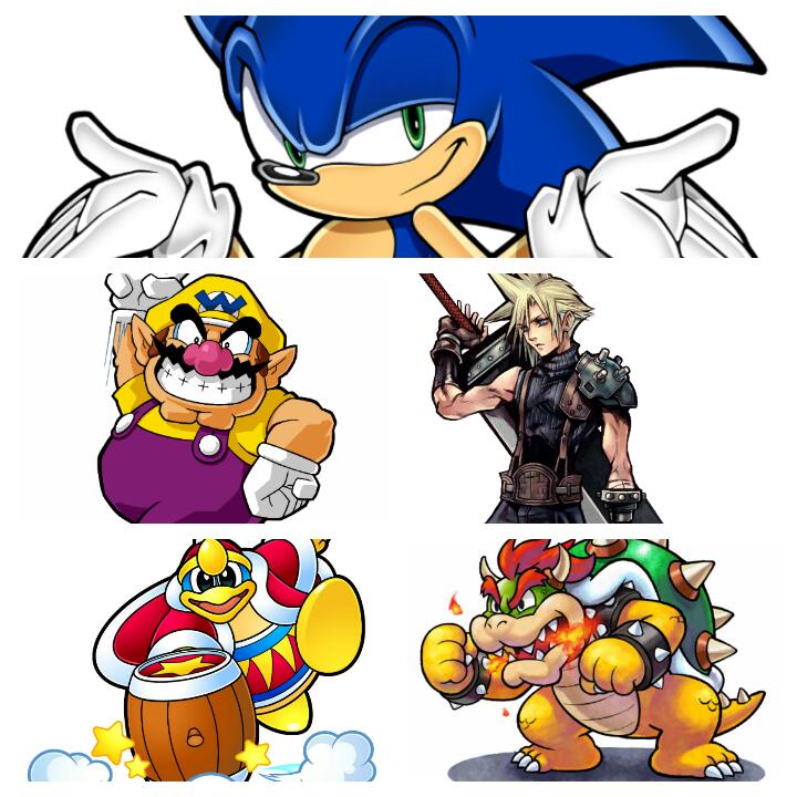 My smash bros mains