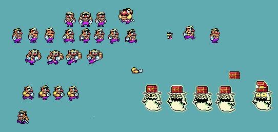 Unfinished Wario Sprites
