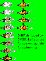 Wario Land 4 Drillfish