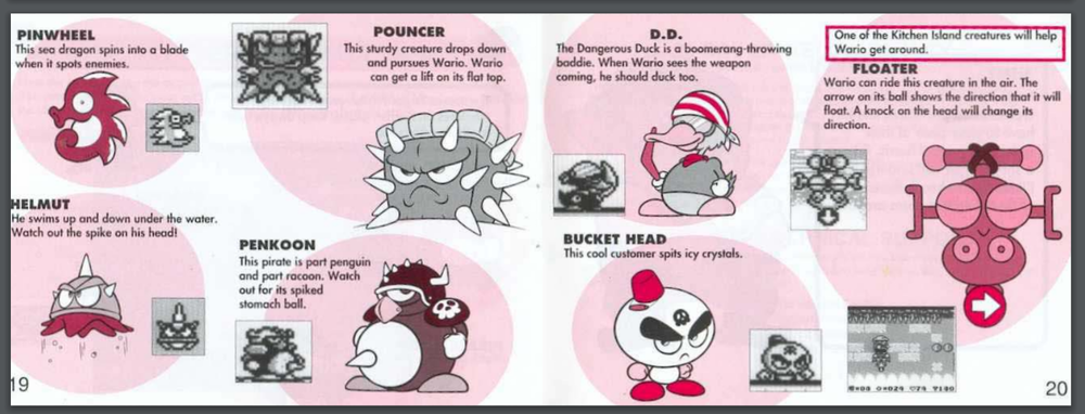 Wario Land Manual