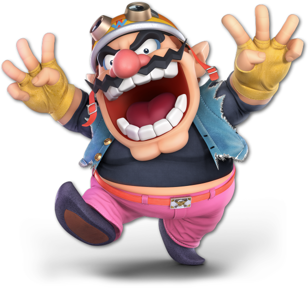 Wario render from Super Smash Bros: Ultimate