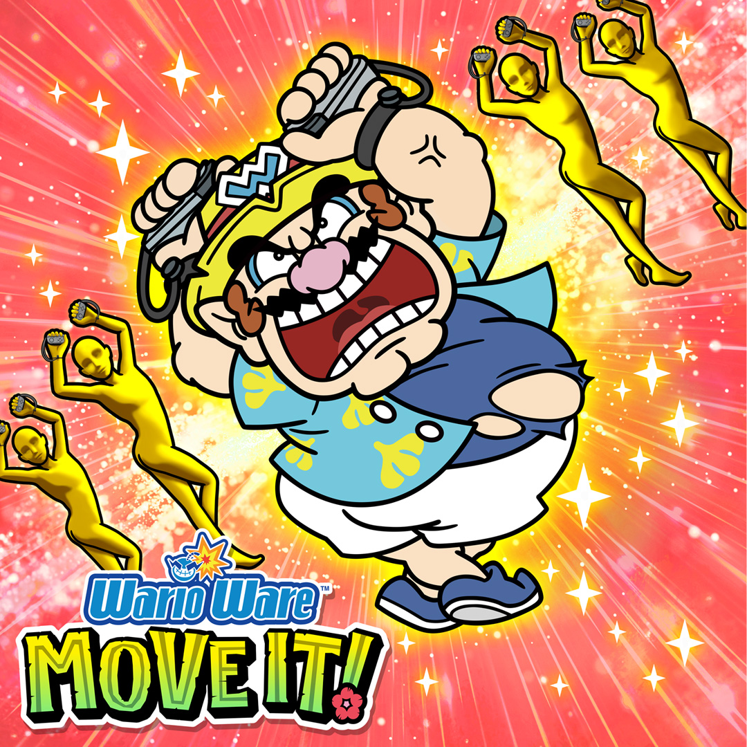 WarioWare: Move It Key Artwork