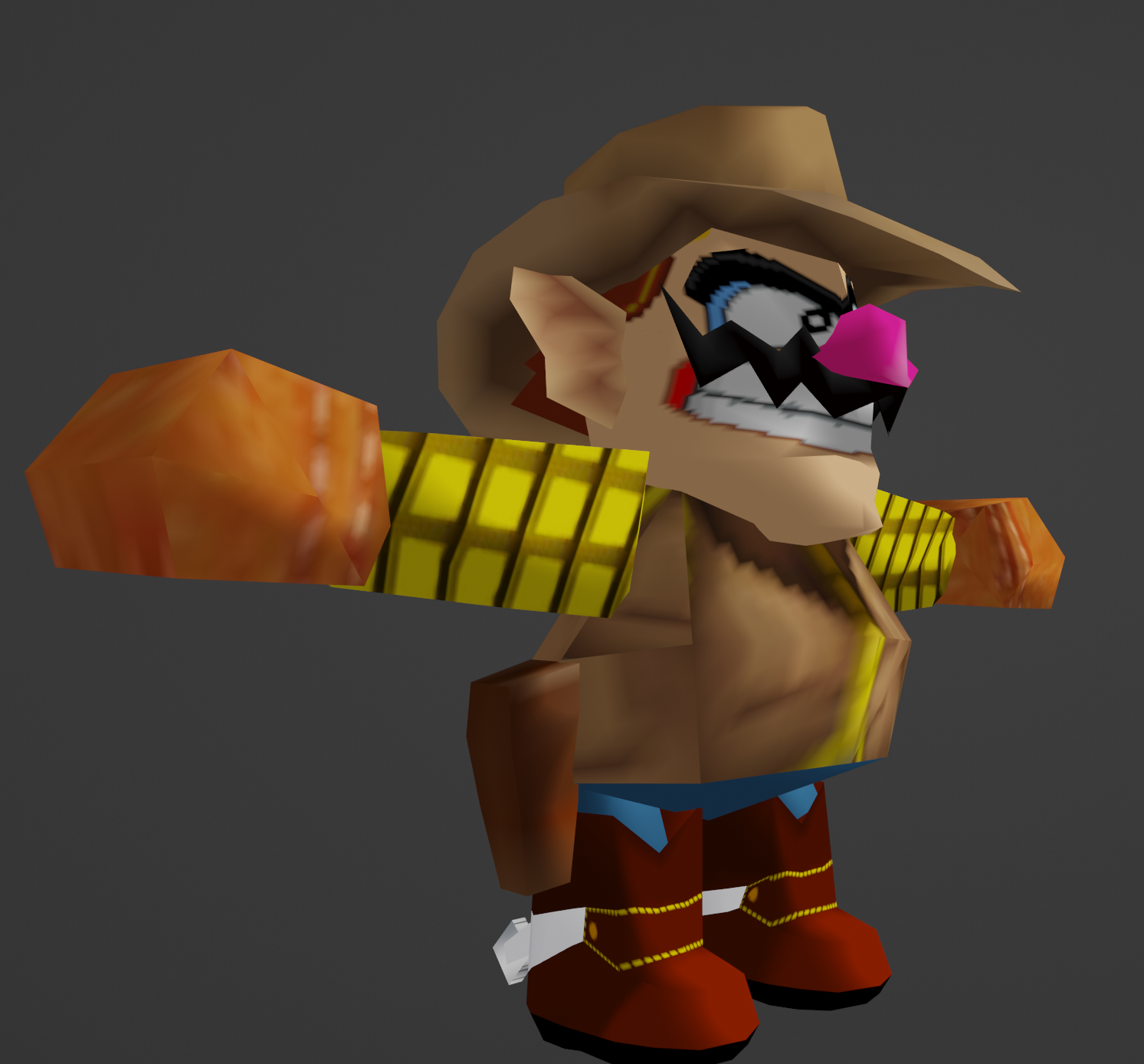 Wild West Wario (N64 Style)